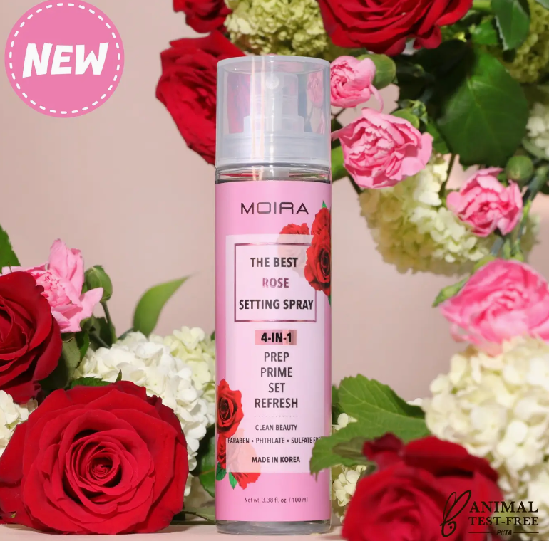 Spray Fixant Vegan Rose - Maquillage Longue Durée - Veganova